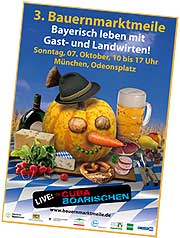 3. Bayerische Bauernmarktmeile – Bayerisch Leben mit Gast- und Landwirten